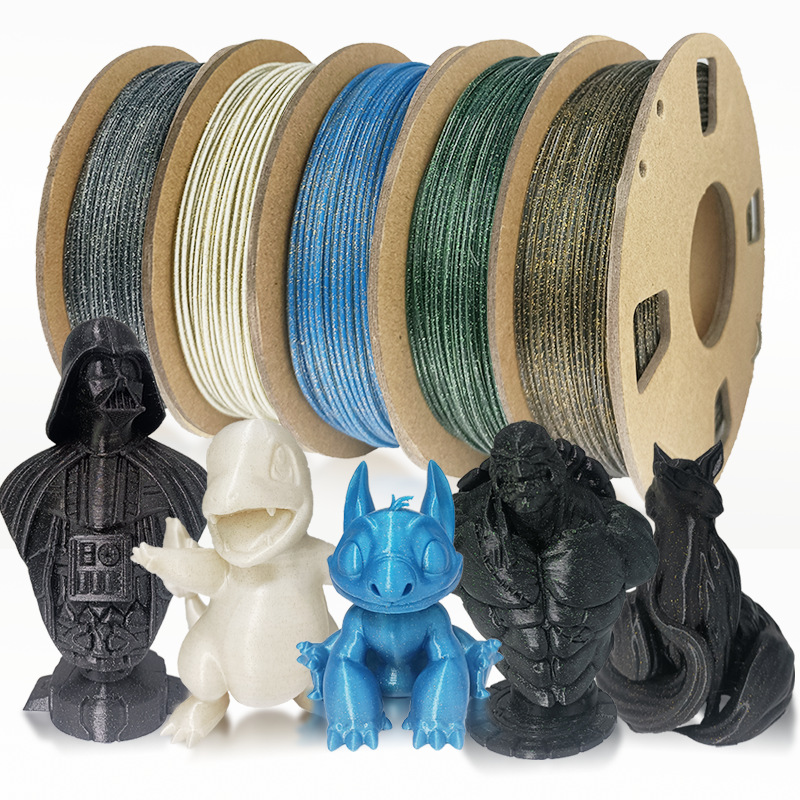 Galaxy Shiny PLA Filament Flash Point Glitter Flexible 3d Printing 1kg ...