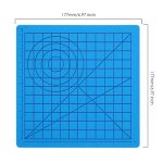 3D Pen Mat, 17.78X17.78 cm Silicone 3D Printing Pad with Geometric Templates, Includes 2 Finger Caps, Suitable for 3D Printing Drawing, Doodling, And 3D Printing - 图片 8