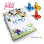 3D Drawing Book Featuring 40 Different Patterns, Perfect As a Birthday Or Christmas Gift, Complete with a Transparent Drawing Board for 3D Printing