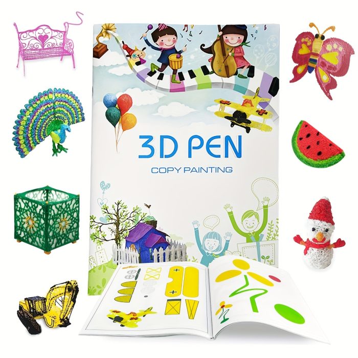 3D Drawing Book Featuring 40 Different Patterns, Perfect As a Birthday ...