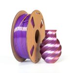 Silk Tri-Colors Coextrusion 3D Printer Filament 1Kg 1.75Mm Silk Gold-Green-Black Printing Plastic Rods 3D PLA Filament