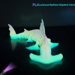 Luminous Rainbow Pla Filament Color Change Rainbow Multi Colored Flexible 3D Printing 1Kg 1.75Mm 3D Printer Pla Filament" - 图片 4