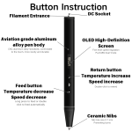 Factory Custom Hot Selling Educational Toys Diy Drawing 3d Printing Pens for Kids 3d Printer Pen Set Pla Filament 3d Pen - 图片 5