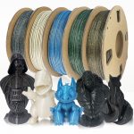 Galaxy Shiny PLA Filament Flash Point Glitter Flexible 3d Printing 1kg 1.75mm 3d Printer Pla Filament